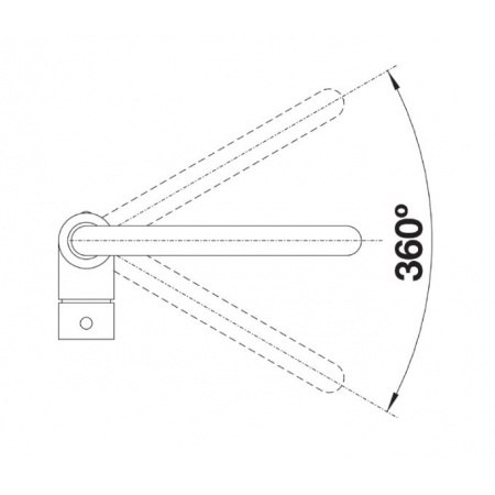 Blanco Mili Silgranit-Look Bateria kuchenna wysoka delikatny biały 527461