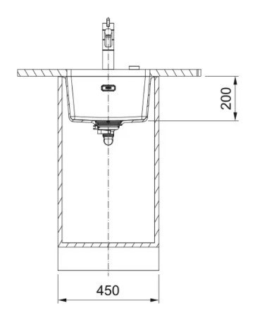  FRANKE studio Maris MRG 110-37 Zlewozmywak do podbudowy Fragranit+ Kamienny szary 125.0687.250