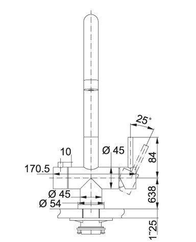  FRANKE studio Zestaw Eos Clear Water z filtrem bateria kuchenna z filtrem Stal szlachetna 120.0637.656