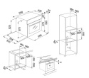 Z kodem LATO -7% !!! FRANKE studioFSL 86 H BK Piekarnik Smart Linear Czarne szkło 116.0609.447