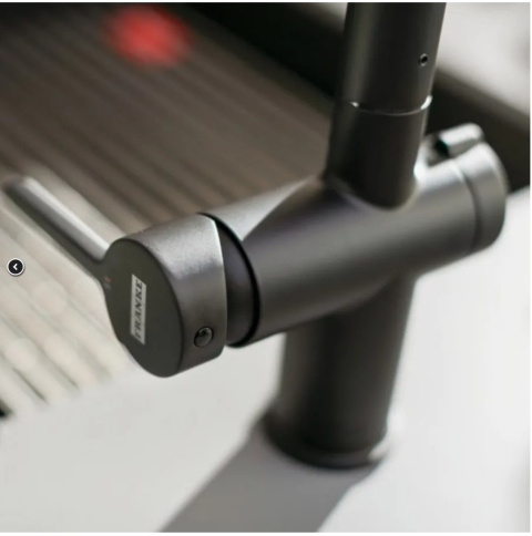  Franke studio Kanon KNG 110-52 zlewozmywak 56x46 cm Fragranit+ z baterią Active Twist czarny mat 125.0697.692