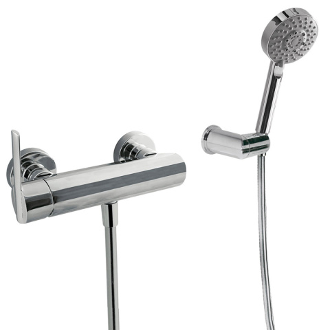 TRES LEX-TRES Bateria natryskowa Słuchawka z efektem masażu chrom 181468