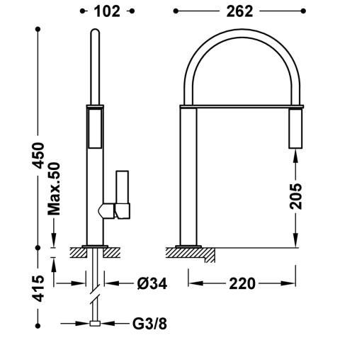  Tres Class Tres bateria kuchenna stojąca chrom 20548702
