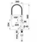 BLANCO CULINA-S II bateria kuchenna PVD steel 527463