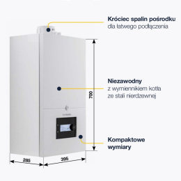 DE DIETRICH Kocioł Gazowy Kondensacyjny Wiszący MCR4 24kW Jednofunkcyjny 7857045