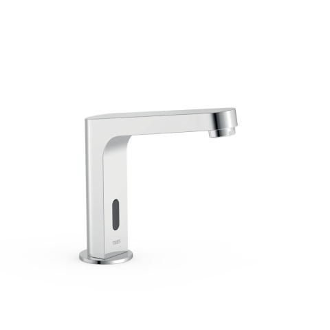 Tres Bateria elektroniczna umywalkowa z systemem mieszania wstępnego chrom 39210309