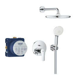 Grohe Eurosmart Zestaw prysznicowy podtynkowy z deszczownicą chrom 25288000