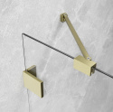 Wpisz KOD: PROMO - 10% Radaway Essenza Pro Brushed Gold PDD kabina prysznicowa 80x80cm złoty szczotkowany/szkło przezr. 10095080-99-01L/10095080-99-01R