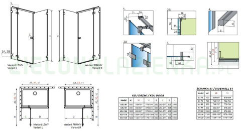 Radaway Essenza Pro Brushed Gunmetal KDJ drzwi prysznicowe 100 cm prawe brushed gunmetal/szkło przezroczyste 10097100-92-01R