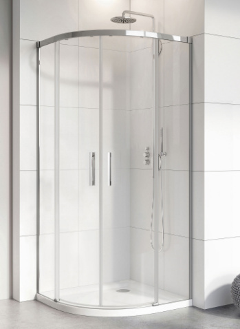 Wpisz KOD: PROMO - 10% Radaway Idea PDD kabina prysznicowa 80Lx90P cm asymetryczna chrom/szkło przezroczyste (3871390101/3871500101)