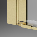 Radaway Nes Brushed Gold KDD B kabina prysznicowa 90x90cm złoty szczotkowany/szkło przezroczyste 10024090-99-01L/10024090-99-01R