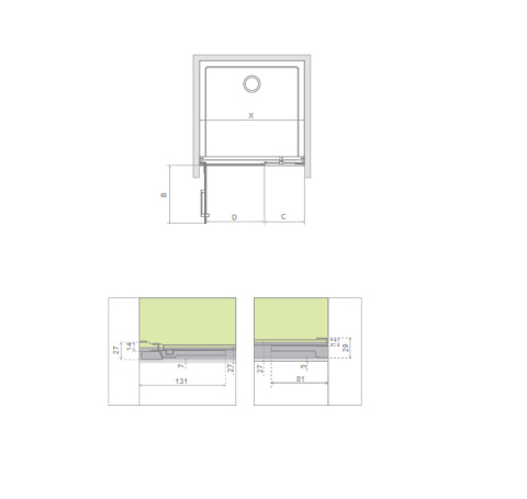 Wpisz KOD: PROMO - 10% Radaway Arta DWS ścianka prysznicowa 41,5 cm lewa chrom/szkło przezroczyste 386092-03-01L