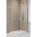 Wpisz KOD: PROMO - 10% Radaway Arta KDD I drzwi prysznicowe 90 cm lewe do kabiny narożnej chrom+/szkło przezroczyste 386061-03-01L
