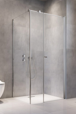 Wpisz KOD: PROMO - 10% Radaway Eos KDS I kabina prysznicowa 140x80 cm prostokątna lewa chrom/szkło przezroczyste 137556-01-01L
