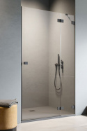 Wpisz KOD: PROMO - 10% Radaway Essenza Pro Black DWJ drzwi prysznicowe 110 cm wnękowe czarny mat/szkło przezroczyste 10099110-54-01R