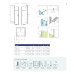 Wpisz KOD: PROMO - 10% Radaway Essenza Pro Brushed Copper DWJ drzwi prysznicowe 120 cm prawe miedź szczotkowana/szkło przezroczyste 10099120-93-01R