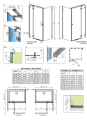 Radaway Essenza Pro KDJ drzwi prysznicowe 100 cm lewe chrom/szkło przezroczyste 10097100-01-01L