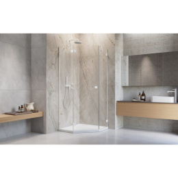 Radaway Essenza Pro White PTJ drzwi prysznicowe lewe biały mat/szkło przezroczyste 10100000-04-01L