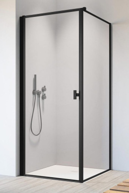 Radaway Nes Black KDJ I Frame drzwi prysznicowe 100 cm lewe czarny mat/szkło Frame 10022100-54-56L