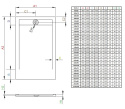 Radaway Teos F brodzik prostokątny 180x80 cm czarny HTF18080-54