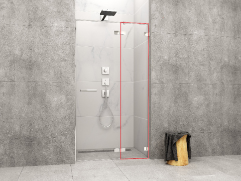 Wpisz KOD: PROMO - 10% Radaway Arta DWJ II ścianka prysznicowa 32,3 cm prawa chrom/szkło przezroczyste 386012-03-01R