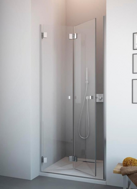 Wpisz KOD: PROMO - 10% Radaway Carena DWB drzwi prysznicowe 80 cm lewe chrom/szkło przezroczyste 134512-01-01NL