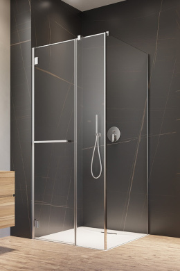 Wpisz KOD: PROMO - 10% Radaway Carena DWJ drzwi prysznicowe 110 cm lewe chrom/szkło przezroczyste 134333-01-01NL