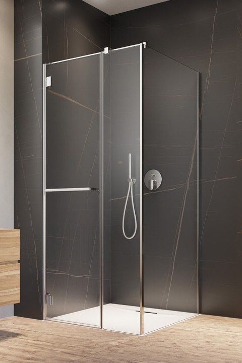 Wpisz KOD: PROMO - 10% Radaway Carena DWJ drzwi prysznicowe 110 cm lewe chrom/szkło przezroczyste 134333-01-01NL