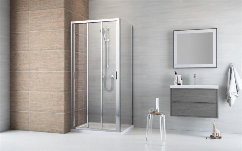 Radaway Evo DW drzwi prysznicowe 110 cm chrom/szkło przezroczyste 335110-01-01