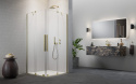 Wpisz KOD: PROMO - 10% Radaway Furo Brushed Gold KDD kabina prysznicowa część prawa 90x90 cm kwadratowa 10105090-99-01R