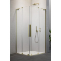 Wpisz KOD: PROMO - 10% Radaway Furo SL Brushed Gold KDD kabina prysznicowa część prawa 90x90 cm kwadratowa 10305090-99-01R