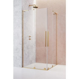 Wpisz KOD: PROMO - 10% Radaway Furo SL Gold KDD kabina prysznicowa część lewa 100x100 cm kwadratowa 10305100-09-01L