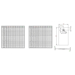 Wpisz KOD: PROMO - 10% Radaway Kyntos F brodzik 180x100 cm prostokątny konglomeratowy czarny HKF180100-54