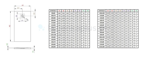 Wpisz KOD: PROMO - 10% Radaway Kyntos F brodzik 180x90 cm prostokątny czarny HKF18090-54