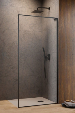Wpisz KOD: PROMO - 10% Radaway Modo F SL Brushed Gunmetal II ścianka prysznicowa 100 cm gunmetal szczotkowany/szkło przezroczyste 10419104-92-01R