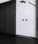Wpisz KOD: PROMO - 10% Radaway Modo New Black I Walk-In ścianka prysznicowa 150 cm czarny mat/szkło przezroczyste 388154-54-01