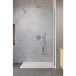 Wpisz KOD: PROMO - 10% Radaway Modo New Brushed Nickel II ścianka prysznicowa walk-in 105 cm nikiel szczotkowany/szkło przezroczyste 389105-91-01