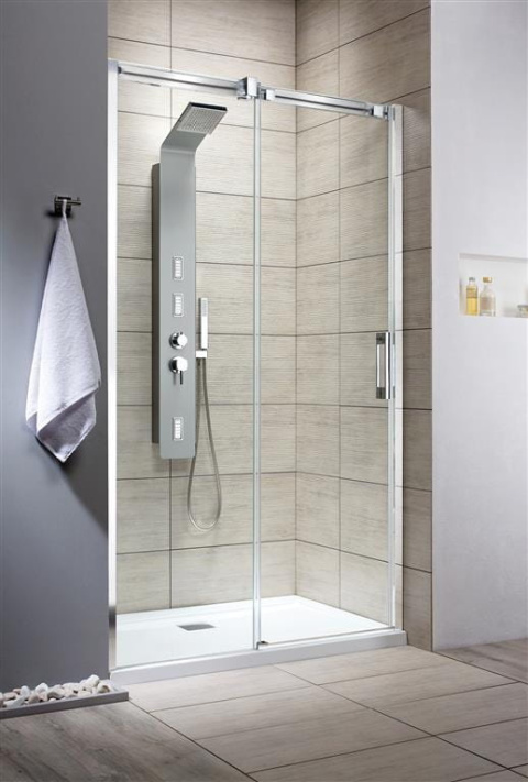 Wpisz KOD: PROMO - 10% Radaway Espera DWJ ścianka 55 cm do drzwi prysznicowych prawa szkło przezroczyste 380212-01R
