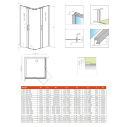 Wpisz KOD: PROMO - 10% Radaway Espera KDD kabina prysznicowa 120 cm prawa chrom/szkło przezroczyste 380153-01R