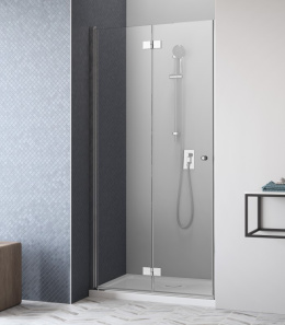 Wpisz KOD: PROMO - 10% Radaway Essenza New DWB drzwi prysznicowe 80 cm prawe szkło przezroczyste chrom/szkło przezroczyste 385075-01-01R