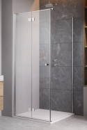 Wpisz KOD: PROMO - 10% Radaway Essenza New KDJ-B drzwi prysznicowe 90 cm lewe chrom/szkło przezroczyste 1385082-01-01L