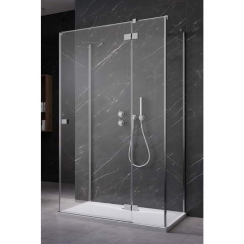 Wpisz KOD: PROMO - 10% Radaway Essenza New KDJ+S drzwi prysznicowe 100 cm prawe chrom/szkło przezroczyste 1385022-01-01R