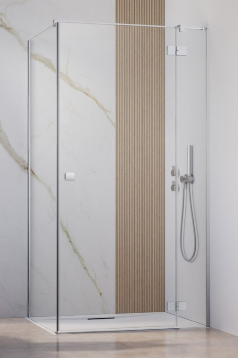 Wpisz KOD: PROMO - 10% Radaway Essenza New KDJ drzwi prysznicowe 110 cm prawe chrom/szkło przezroczyste 1385041-01-01R