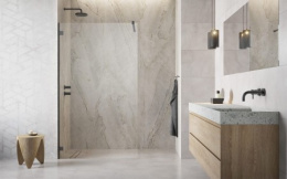 Radaway Essenza Pro Brushed Gunmetal Walk-In ścianka prysznicowa walk-in 140 cm gunmetal szczotko/szkło przezrocz 10103140-92-01