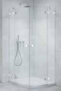 Radaway Essenza Pro PDD kabina prysznicowa część prawa 100x100 cm półokrągła 10095100-01-01R
