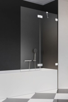 Radaway Essenza Pro White PND II parawan nawannowy 110 cm prawy biały mat/szkło przezroczyste 10102110-04-01R