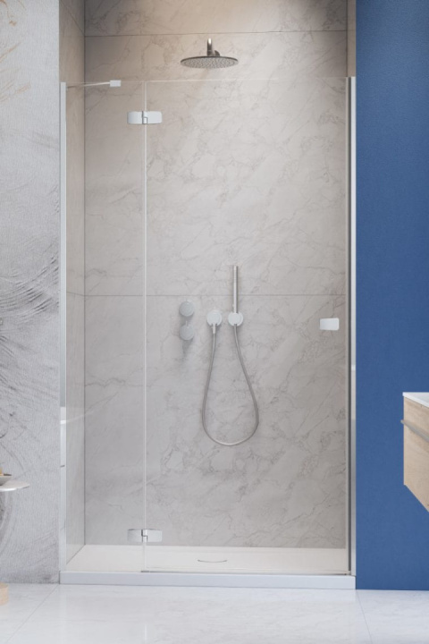 Radaway Fuenta Chrome DWJ drzwi prysznicowe 110 cm uchylne chrom połysk/szkło przezroczyste 1384015-01-01L