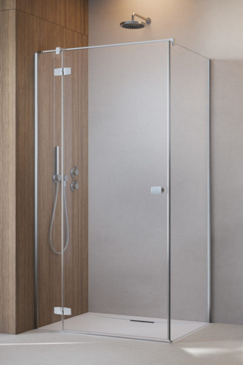 Radaway Fuenta Chrome KDJ drzwi prysznicowe 90 cm uchylne chrom połysk/szkło przezroczyste 1384044-01-01L