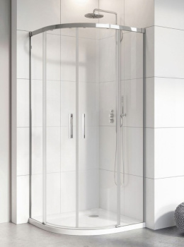 Wpisz KOD: PROMO - 10% Radaway Idea PDD ścianka prysznicowa 90 cm chrom połysk/szkło przezroczyste 387157-01-01