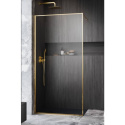 Wpisz KOD: PROMO - 10% Radaway Modo F Gold II ścianka prysznicowa 100 cm złoty połysk/szkło przezroczyste 10409104-09-01
